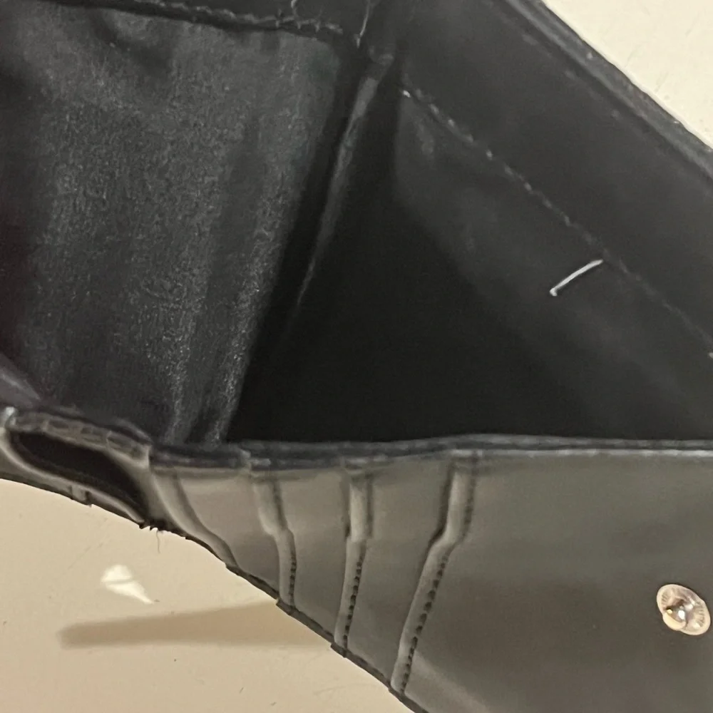 Black Guess monogram shoulder bag and wallet set